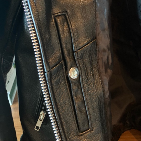 Studded 100 % Leather Jacket Free People - Picture 5 of 9